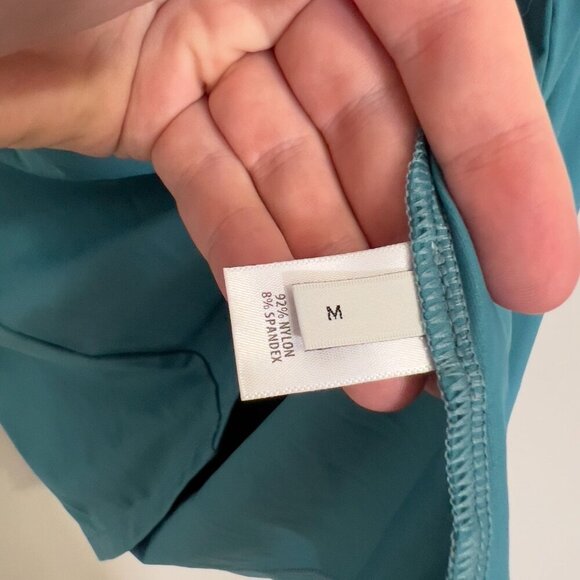 278 St. John Teal Turtleneck Long Sleeve Size Medium - Picture 3 of 4